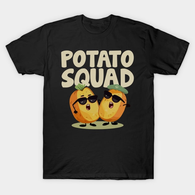 Funny Potato Squad T-Shirt by All-About-Words